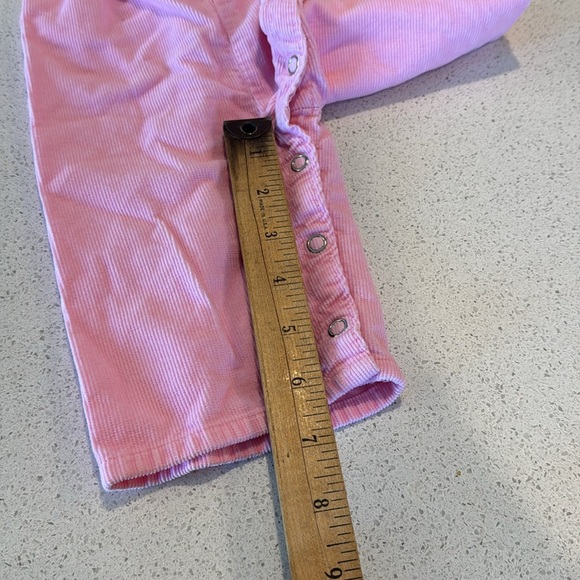 Vintage 100% cotton Toddletime JC Penny baby  Pink Corduroy Overalls 6 Months - Picture 9 of 12